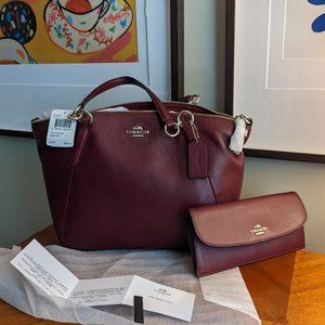 COACH Handbag with Matching Wallet